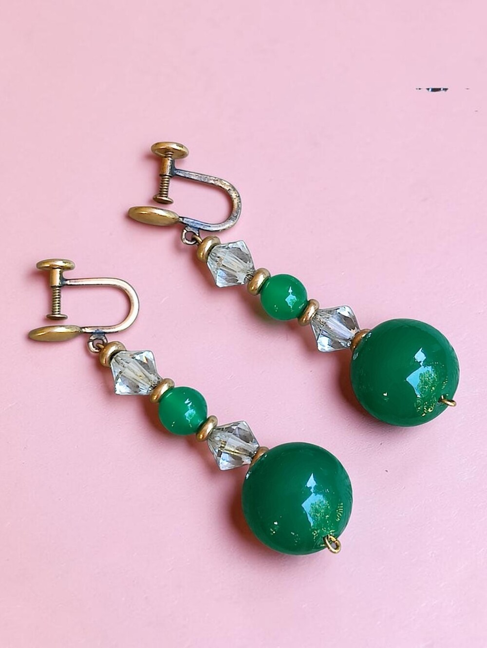 Vintage Jade Earrings